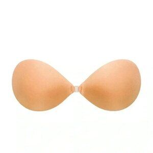 NWT NuBra Seamless Adhesive  Push Up Bra C CUP